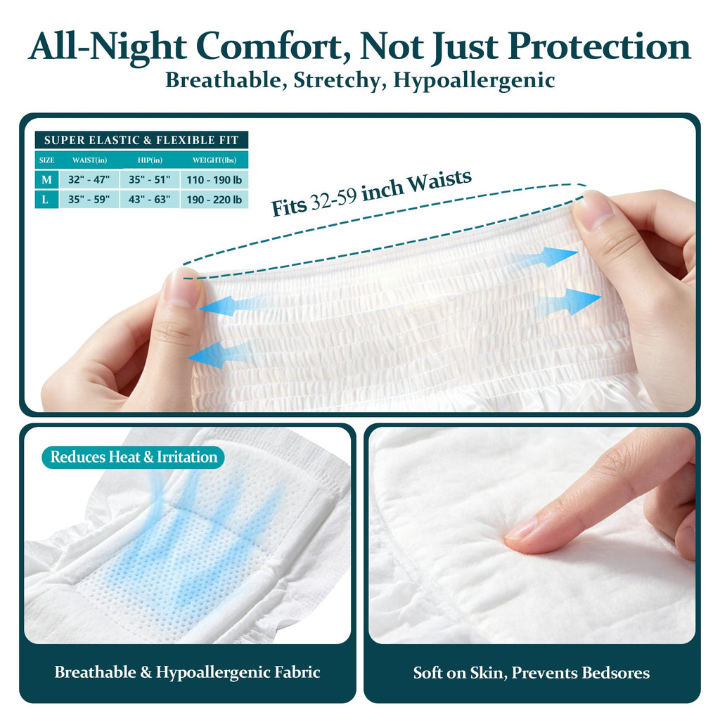 Leak Proof Adult Urine Pants with Urine Bag S2572