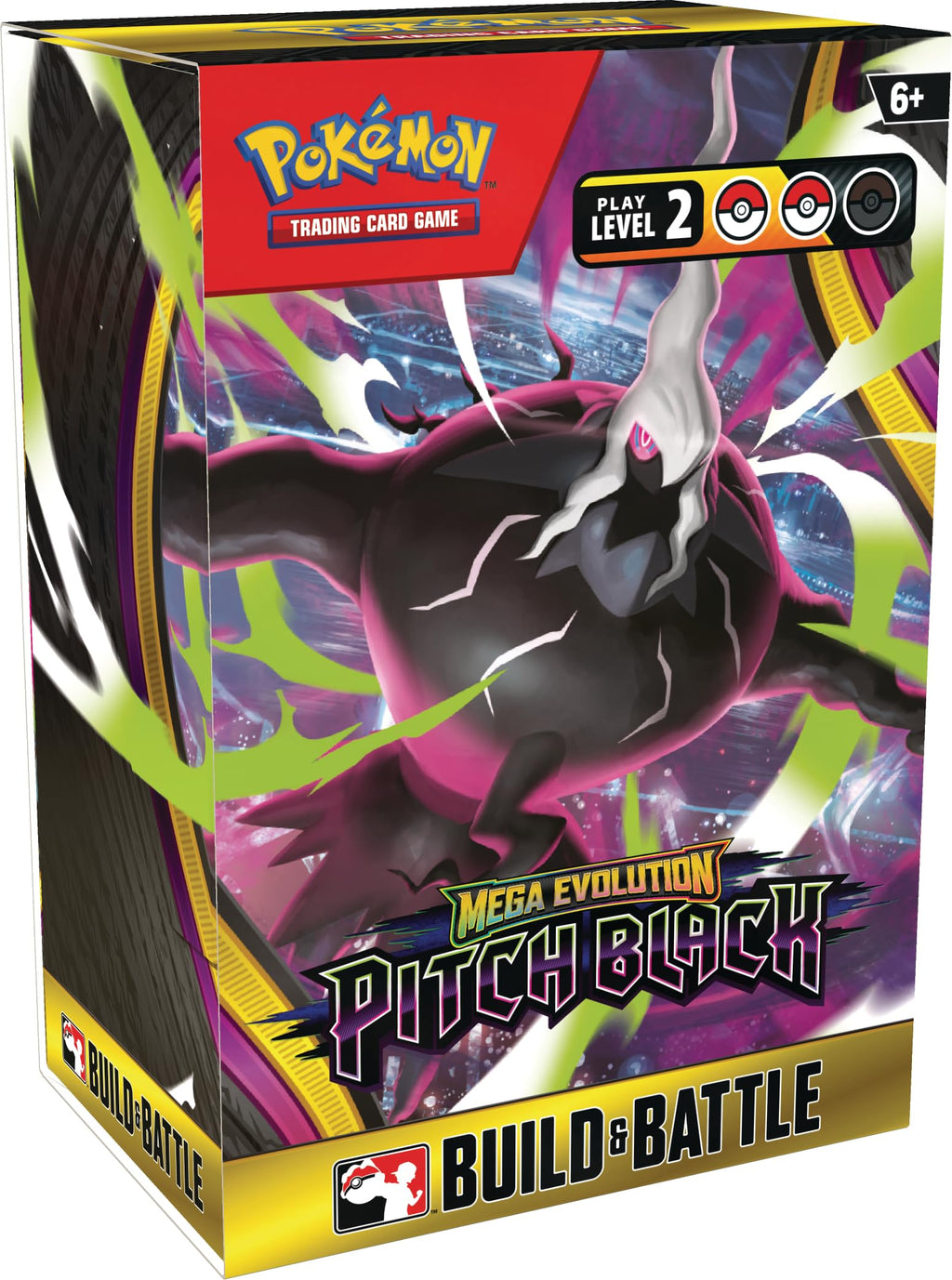 Pokémon Tcg: Mega Evolution—pitch Black Build & Battle Box B9759
