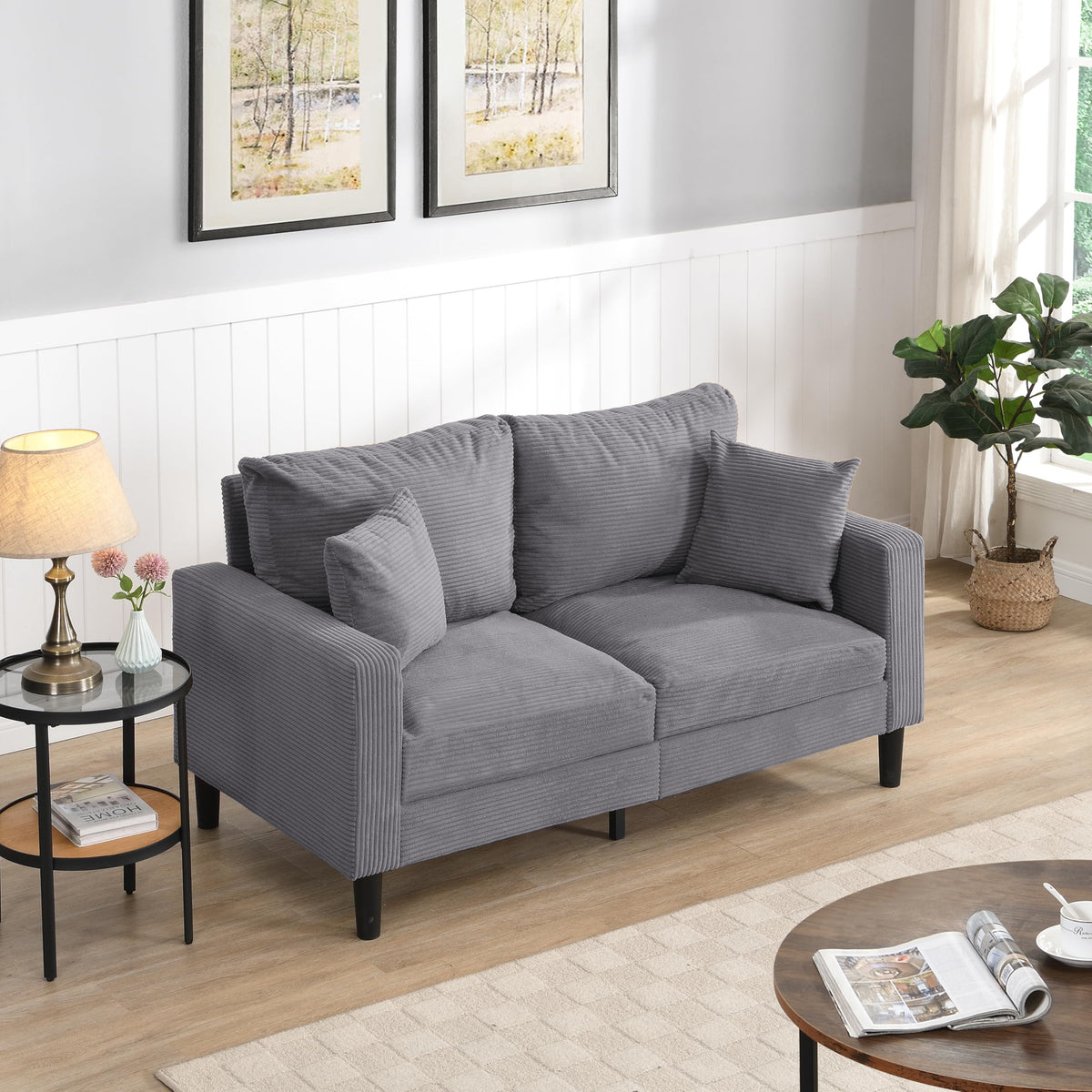 Light Gray Oversized Sleeper Sofa Chair Z699