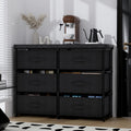 6 Drawer Fabric Dresser Storage Tower I1770