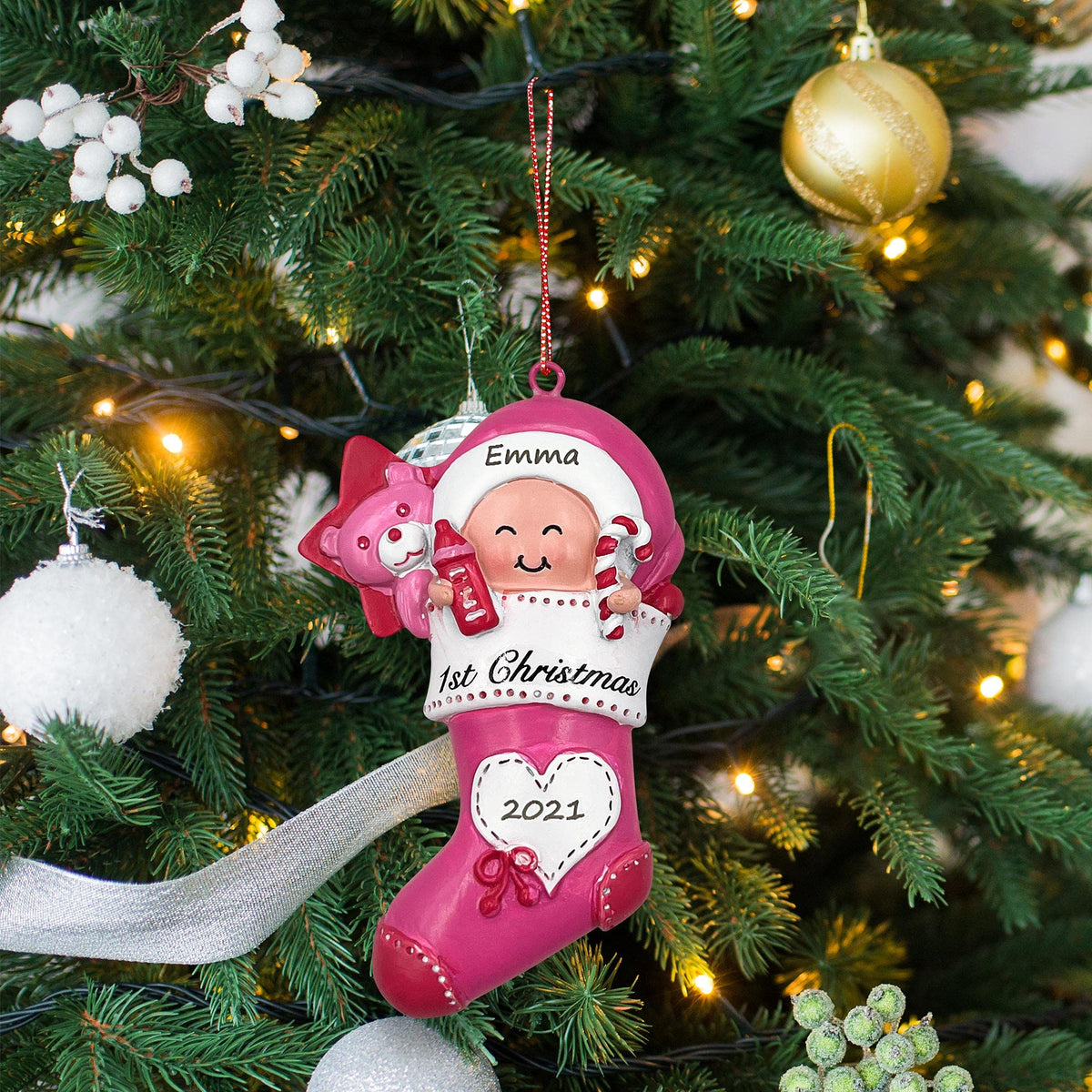 Pink Baby Keepsake Ornament H125