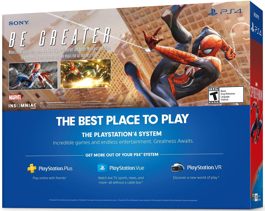 Playstation 4 1TB Jet Black Console with Wireless Controller K112