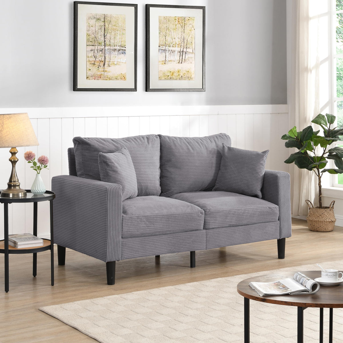 Light Gray Oversized Sleeper Sofa Chair Z699