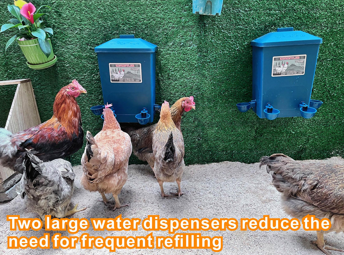 6 Gallon Chicken Waterer 2-Pack E874007
