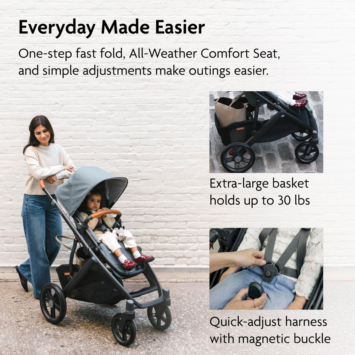 Convertible Single-to-Double Stroller Y386
