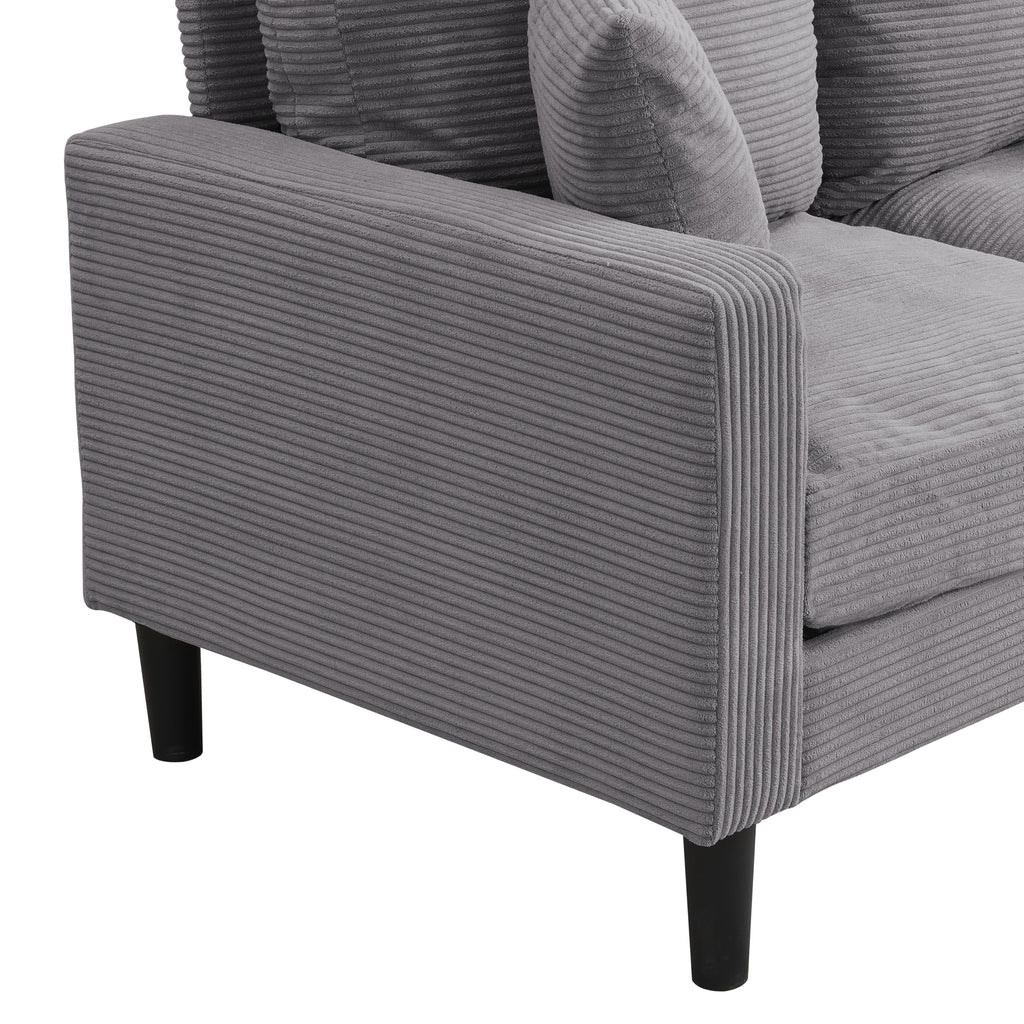 Light Gray Oversized Sleeper Sofa Chair Z699