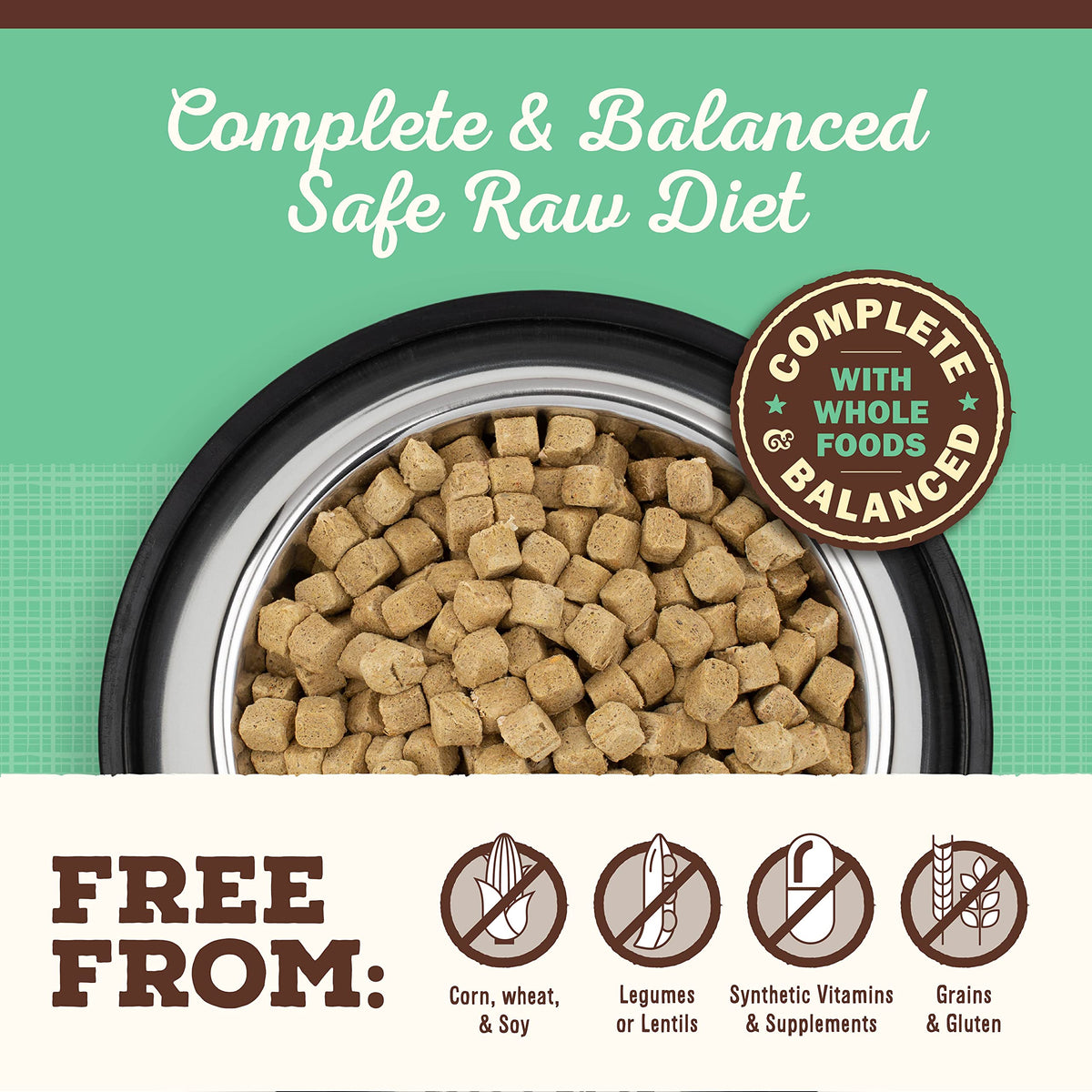 Freeze Dried Chicken Dog Food 16 oz B2447