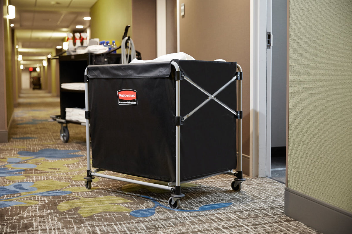 Black Steel Collapsible X Cart P806