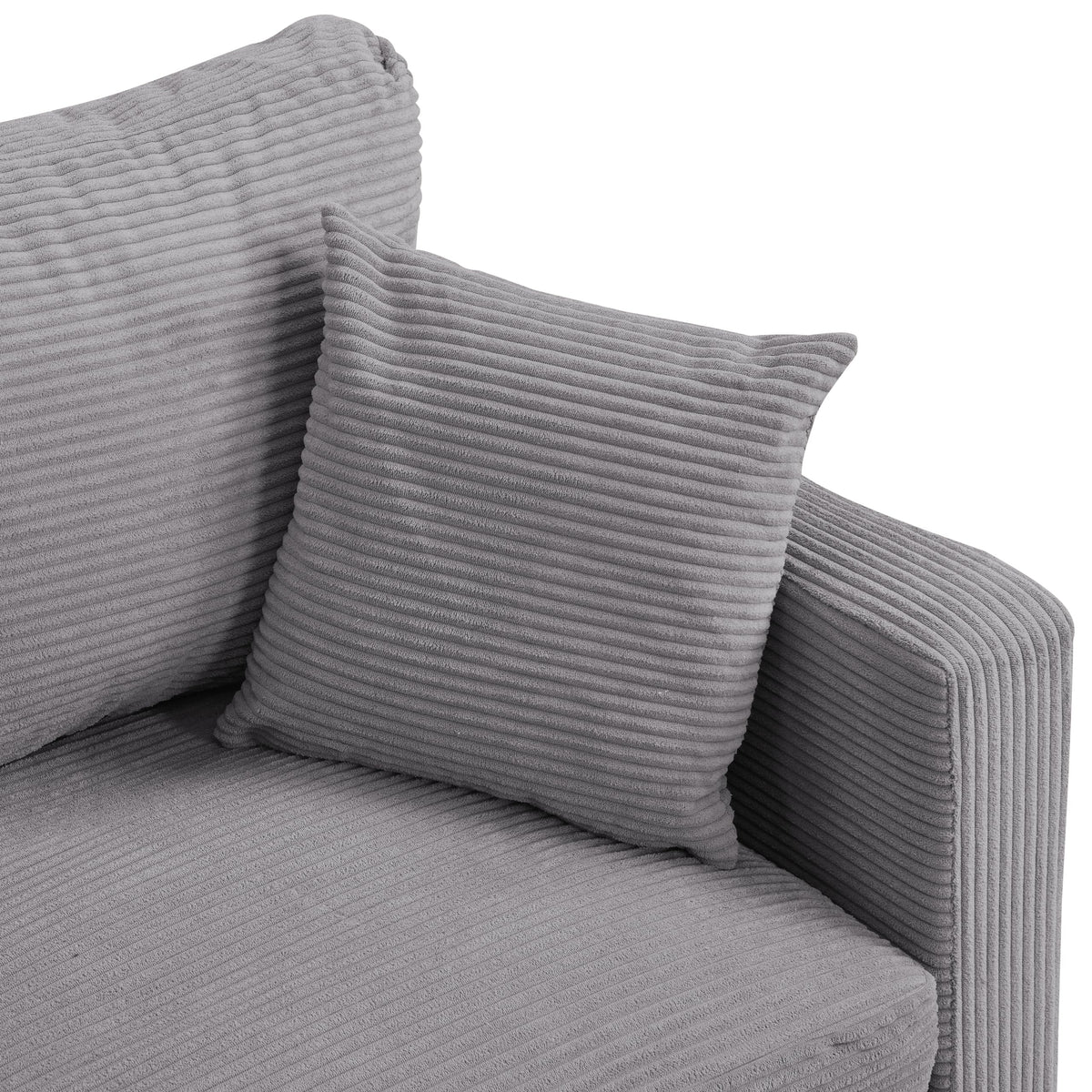 Light Gray Oversized Sleeper Sofa Chair Z699